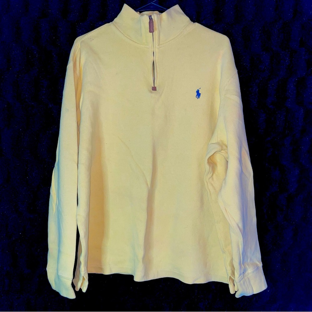 “Polo by Ralph Lauren 1/4
Zip Sweater”